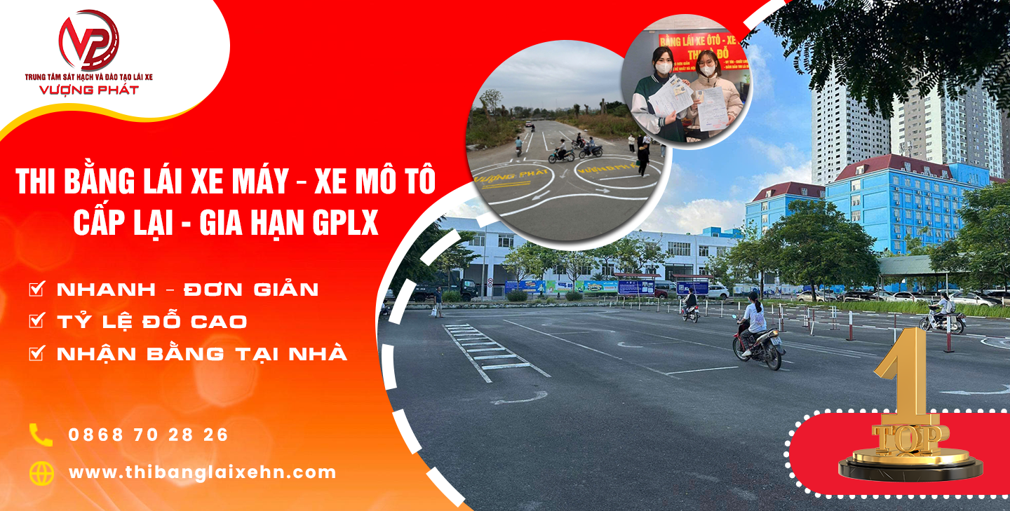 Thi Bằng Lái Xe Máy A1 – Hạng A Tại Hà Nội | Đăng Ký Online – Nhận Bằng Tại Nhà