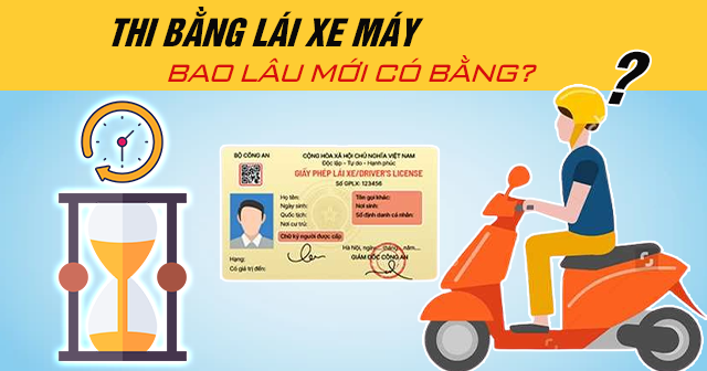 Bao lâu thì có bằng lái xe máy A1? Giải đáp thời gian nhận bằng PET, bằng điện tử VNeID và quyền lái xe khi chờ bằng.
